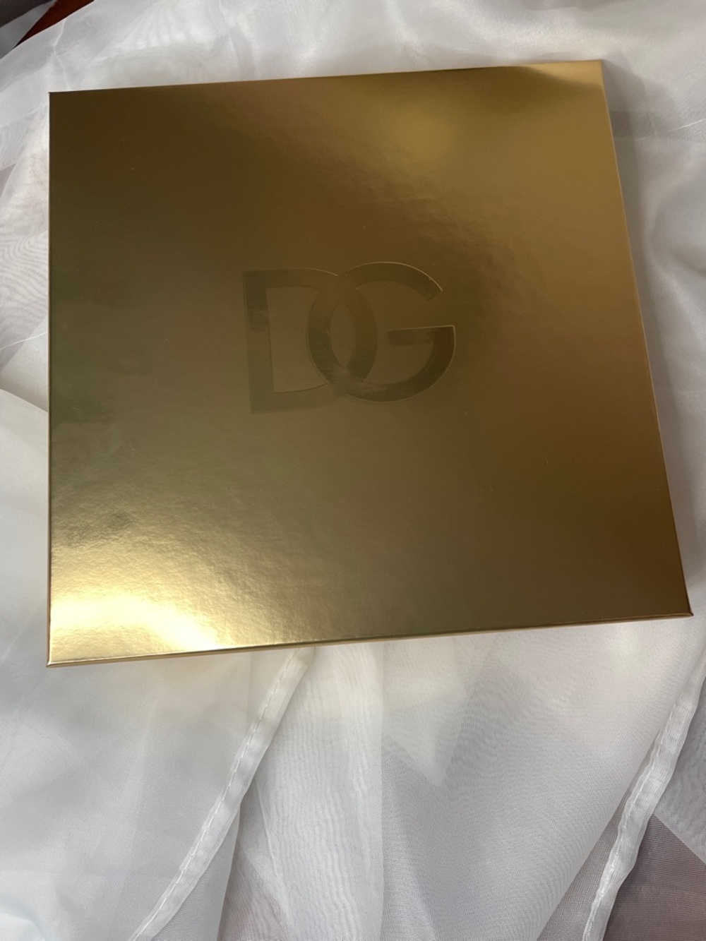 Dolce & Gabbana Metallic Gold Gift Box